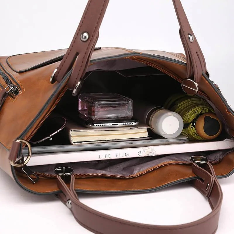 Doreen | Leather shoulder bag (Buy 1 Get 1 Free)