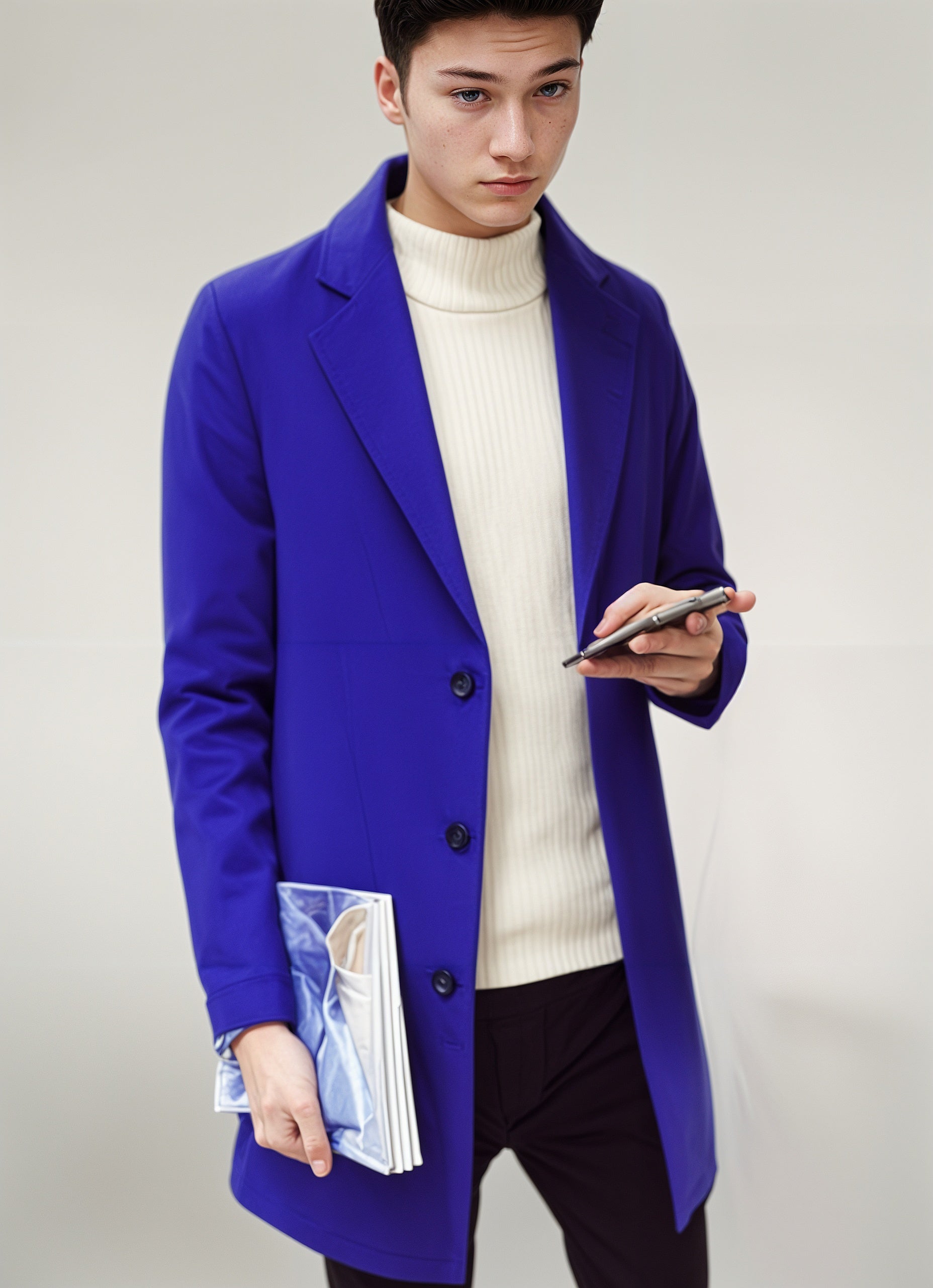 Alvaro | Men's Long Coat