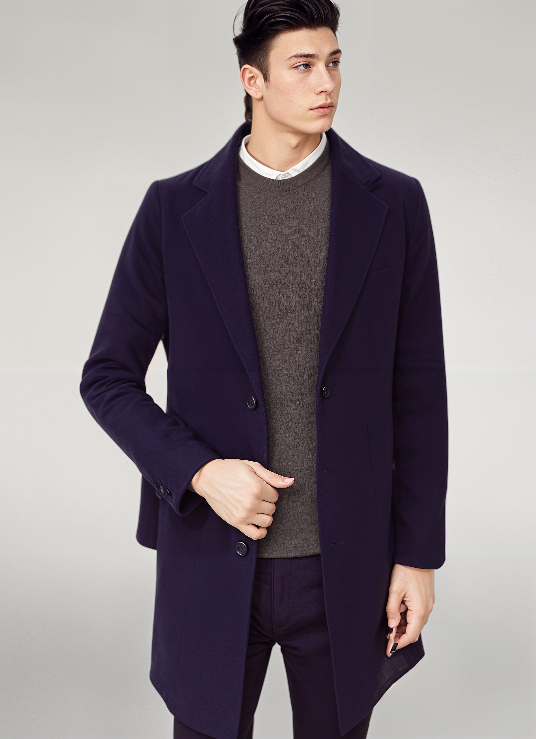 Alvaro | Men's Long Coat