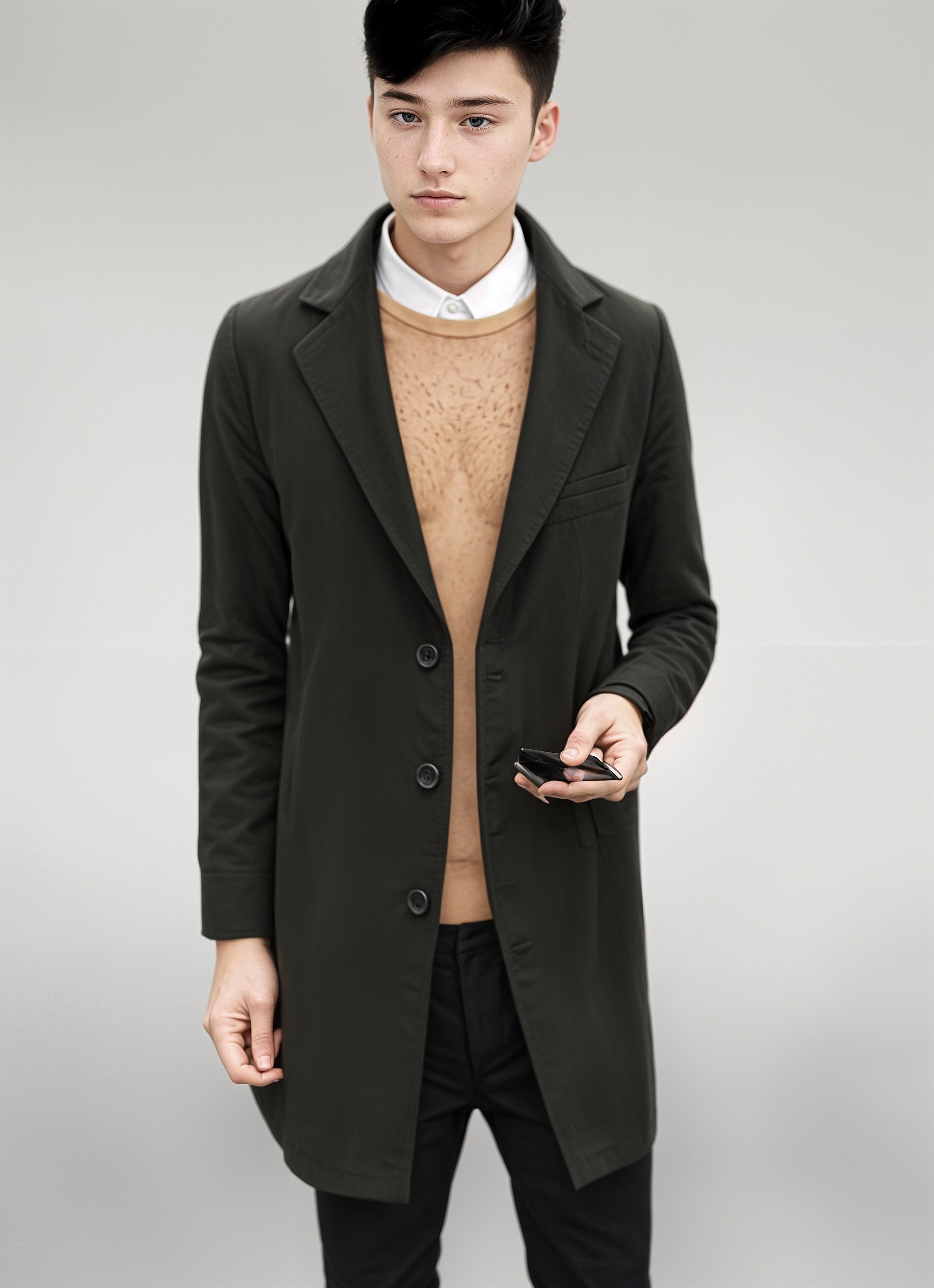 Alvaro | Men's Long Coat