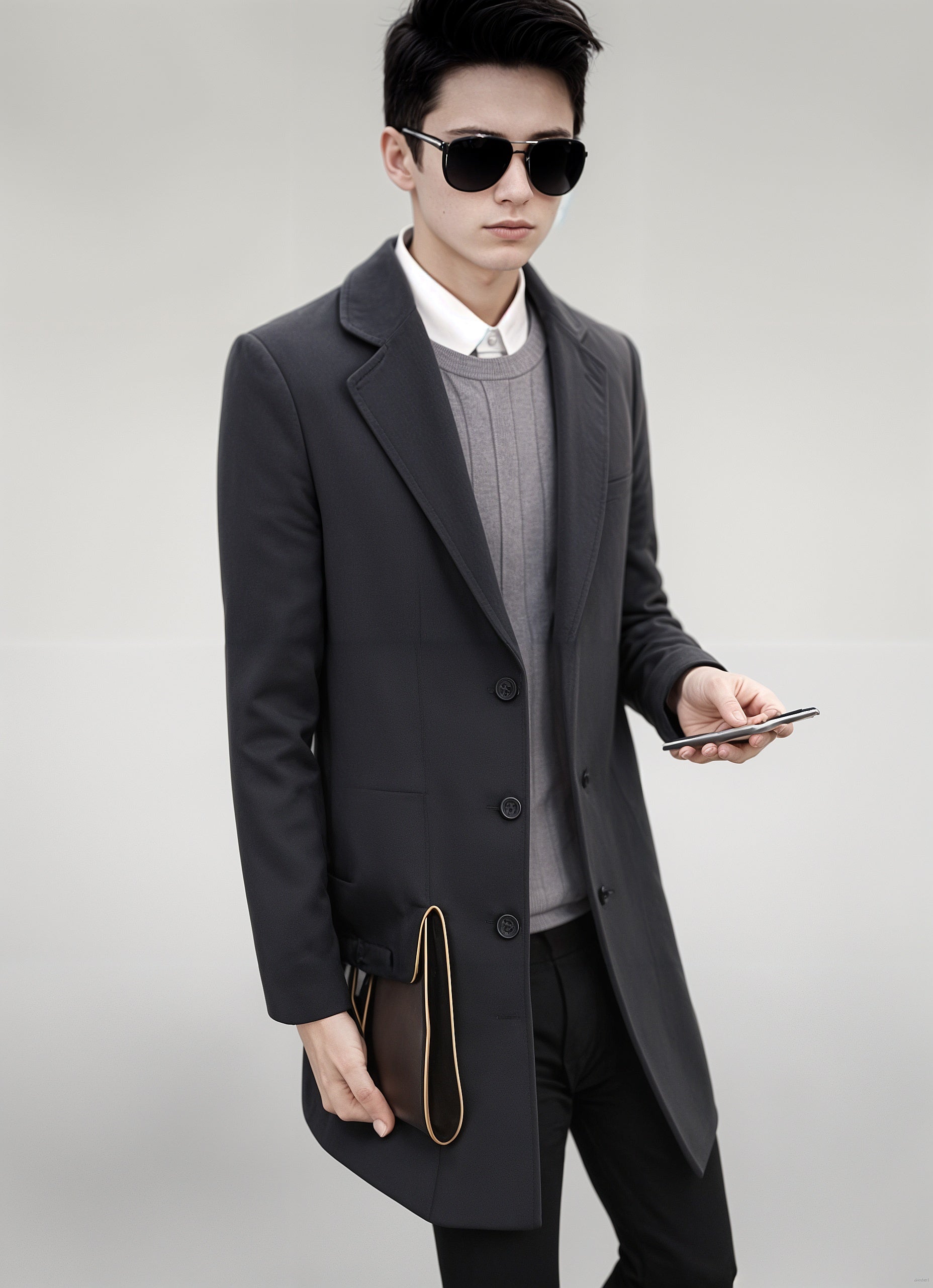 Alvaro | Men's Long Coat