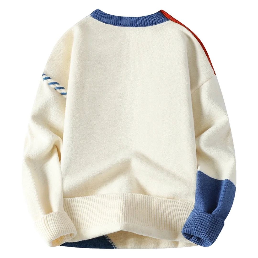 Levin | Patchwork Stylish Sweater