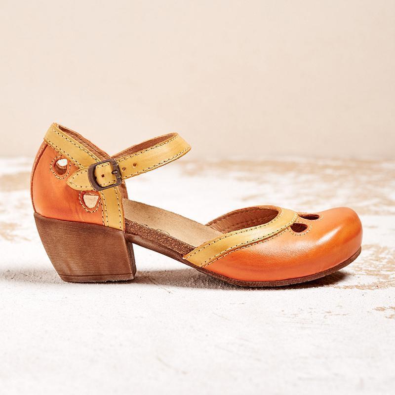 Amalia | Orthopedic Sandals with Low Heel