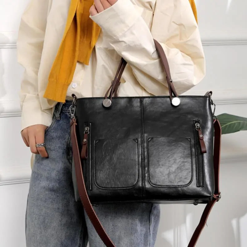 Doreen | Leather shoulder bag (Buy 1 Get 1 Free)