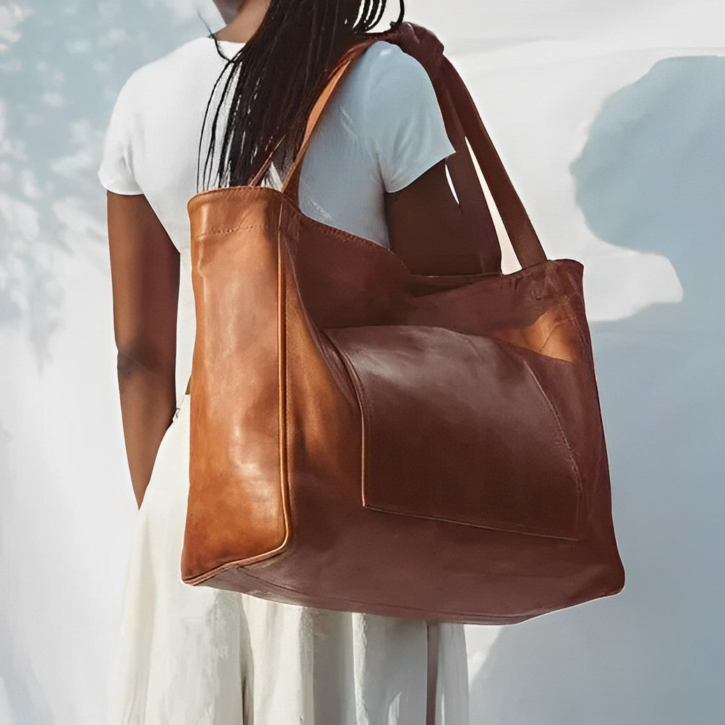 Ann | Vintage leather shoulder bag