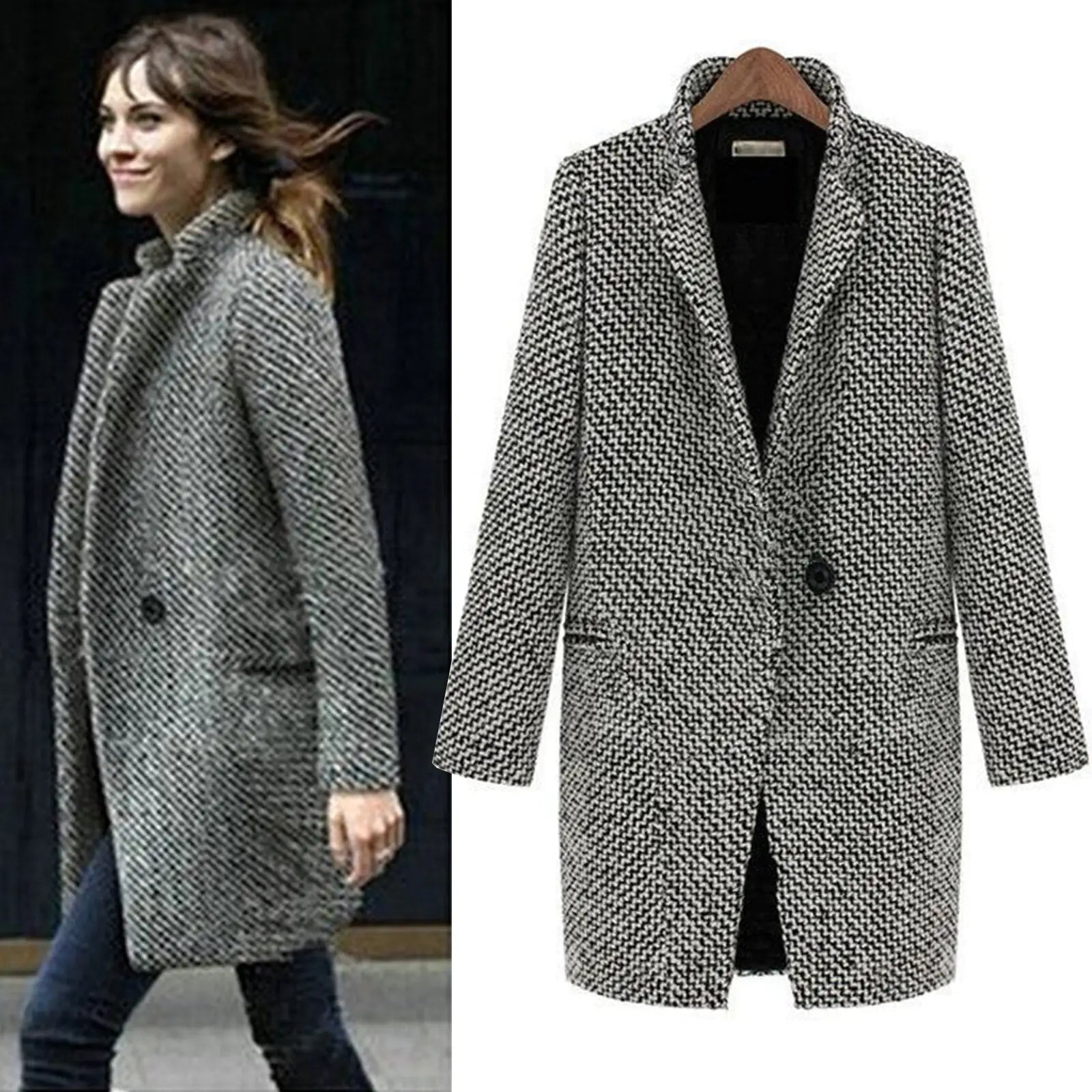 LIZA™ | ELEGANT WOOL COAT FOR WOMEN