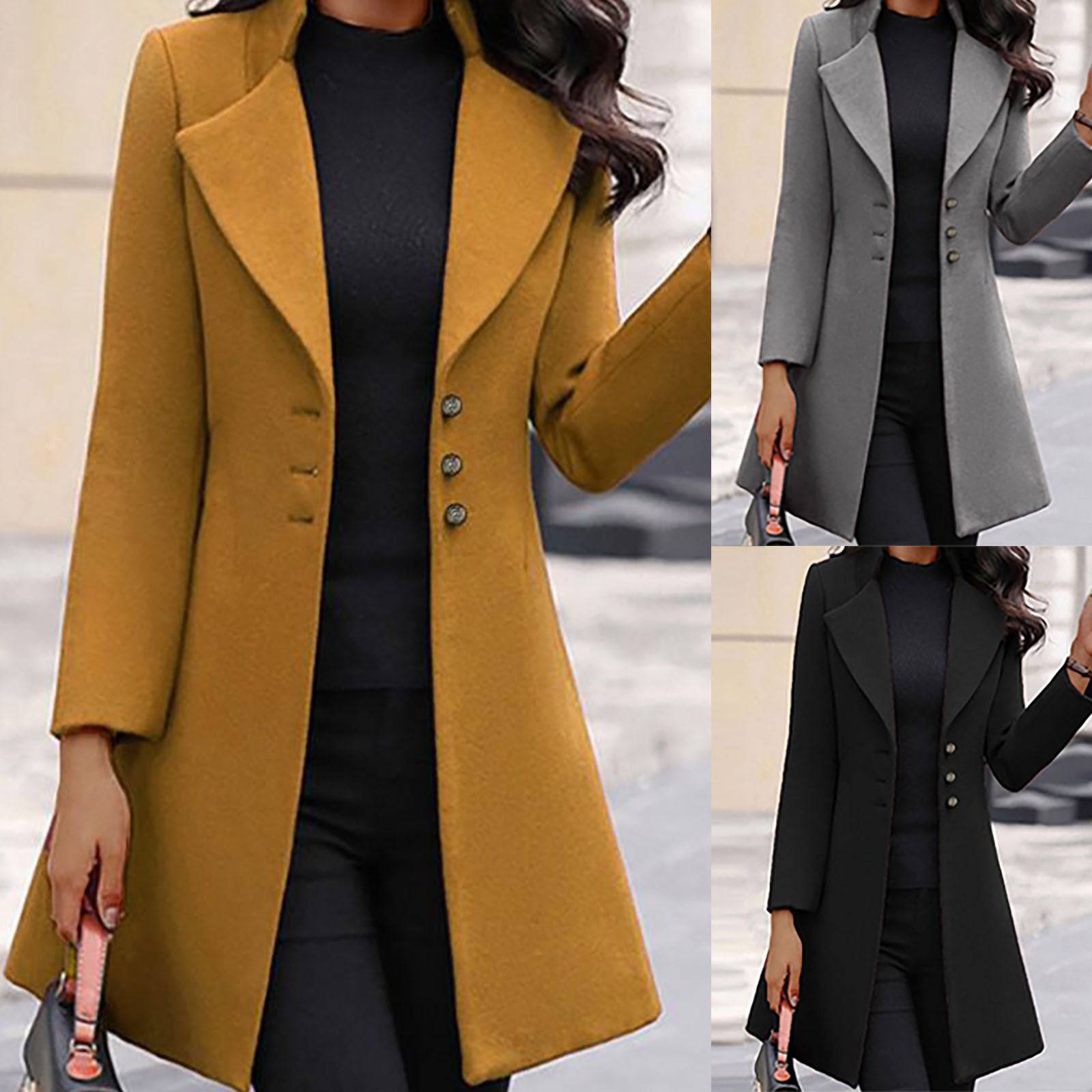 Carla™ - Elegant Prestige Wool Coat