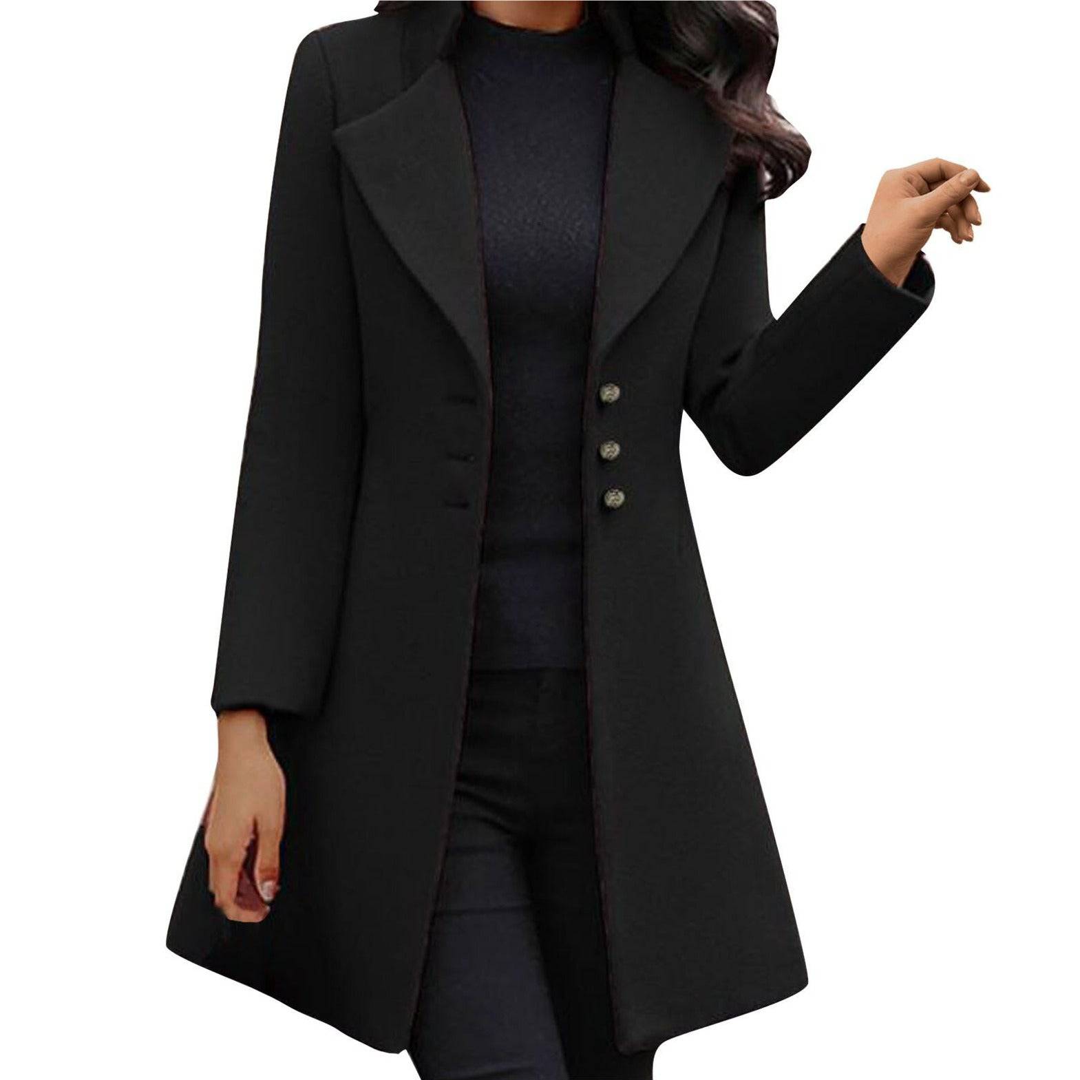 Carla™ - Elegant Prestige Wool Coat